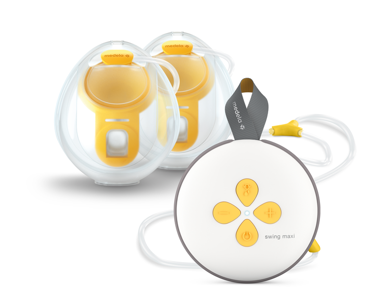 Medela Swing Maxi™ double electric breast pump, Hands-free collection cups and tubing