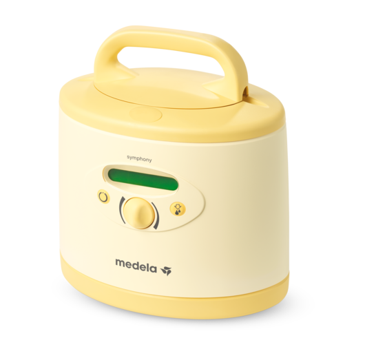 Medela Symphony® Milchpumpe, gewinkelte Ansicht links