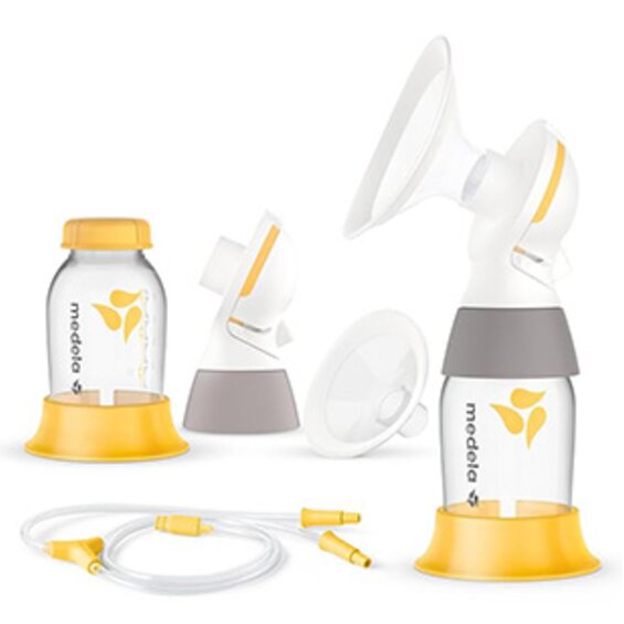 Medela klassieke PersonalFit™ Flex dubbele kolfset voor gebruik met Freestyle™, Swing Maxi™ of Duo.