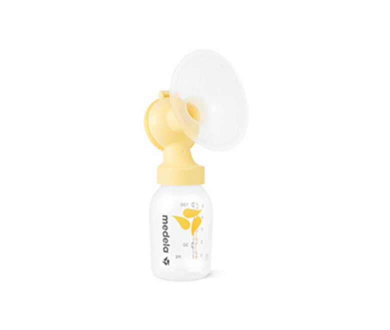 Medela PersonalFit™ PLUS reusable pump set, angled right