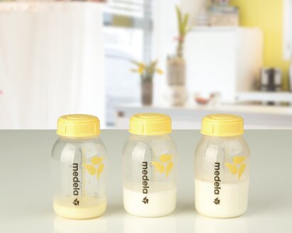 Frascos de armazenamento de leite materno Medela  150 ml, embalagem de 3