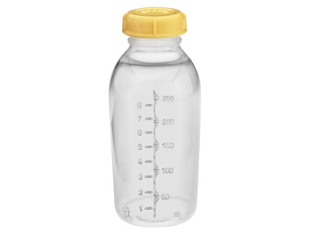 Medela Breastmilk Collection and Storage Bottles with Lids, 250ml