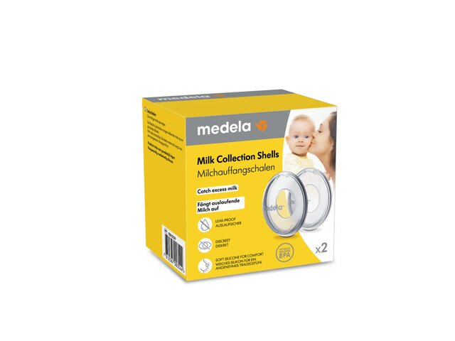 Retail packaging for Medela Milk Collection Shells