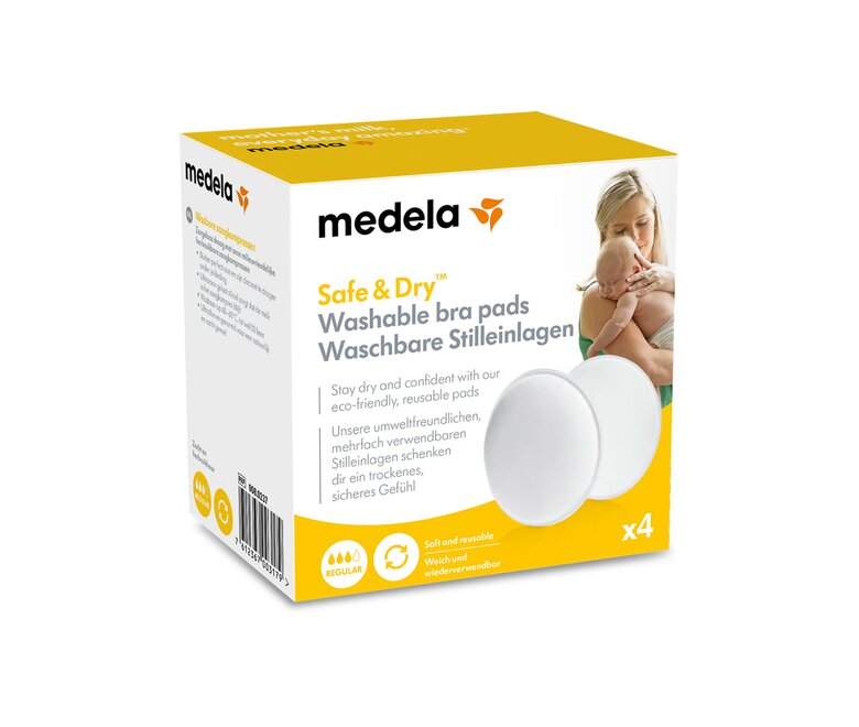 Winkelverpakking voor Medela Safe & Dry™ Wasbare Billendoekjes, x4