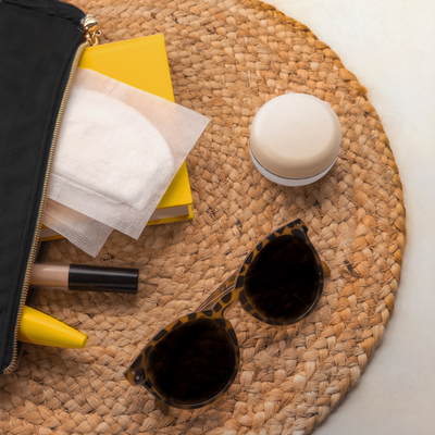 Medela's Ultra-breathable Nursing Pads are individually wrapped and fit discreetly in your bag