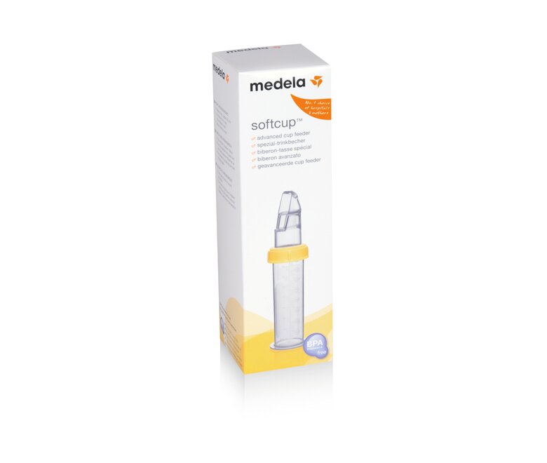 Winkelverpakking voor Medela SoftCup™, vooraanzicht