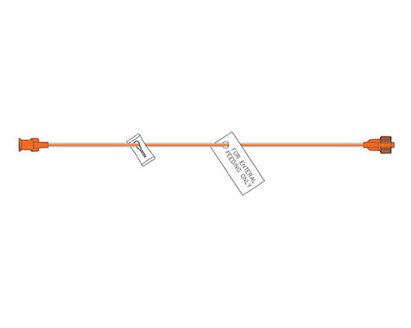 A graphic drawing of a Medela TwistLok® Enteral Extension Sets.