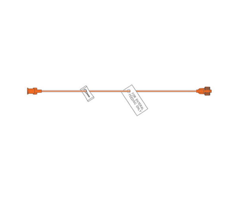 A graphic drawing of a Medela TwistLok® Enteral Extension Sets.