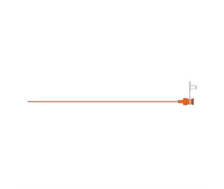 A graphic drawing of a Medela TwistLok® PVC Enteral Feeding Tube.