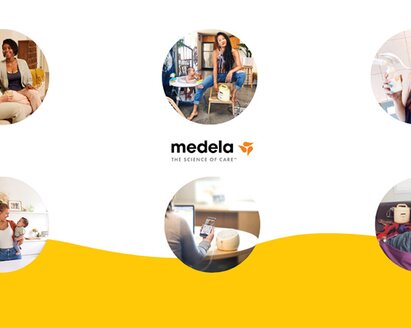 Banner for the article 'Medela receives the "Most Trusted Breast Pump Brand" award for the 6th time in a row'.