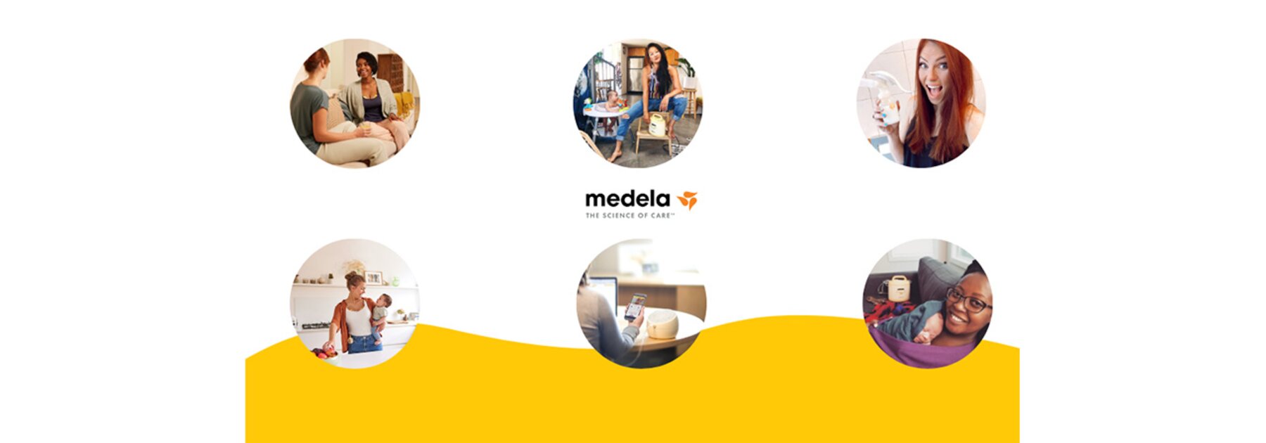 Banner for the article 'Medela receives the "Most Trusted Breast Pump Brand" award for the 6th time in a row'.