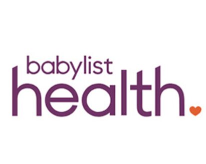 The company logo of "babylist health", a Medela retailer in the United States.