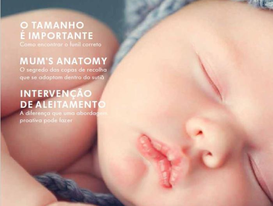 A capa da revista da Medela, O início.