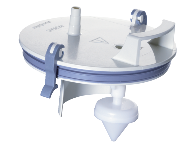 Reusable container lids for Medela Surgical Suction Pumps