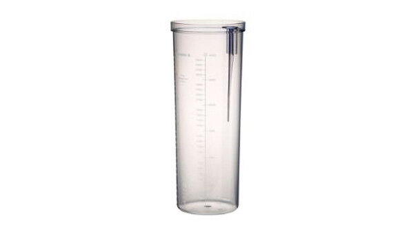 A Canister for use with the Medela Reusable Collection System (RCS) available in sizes 0.25, 0.5, 1, 2, 3 and 5 liter.