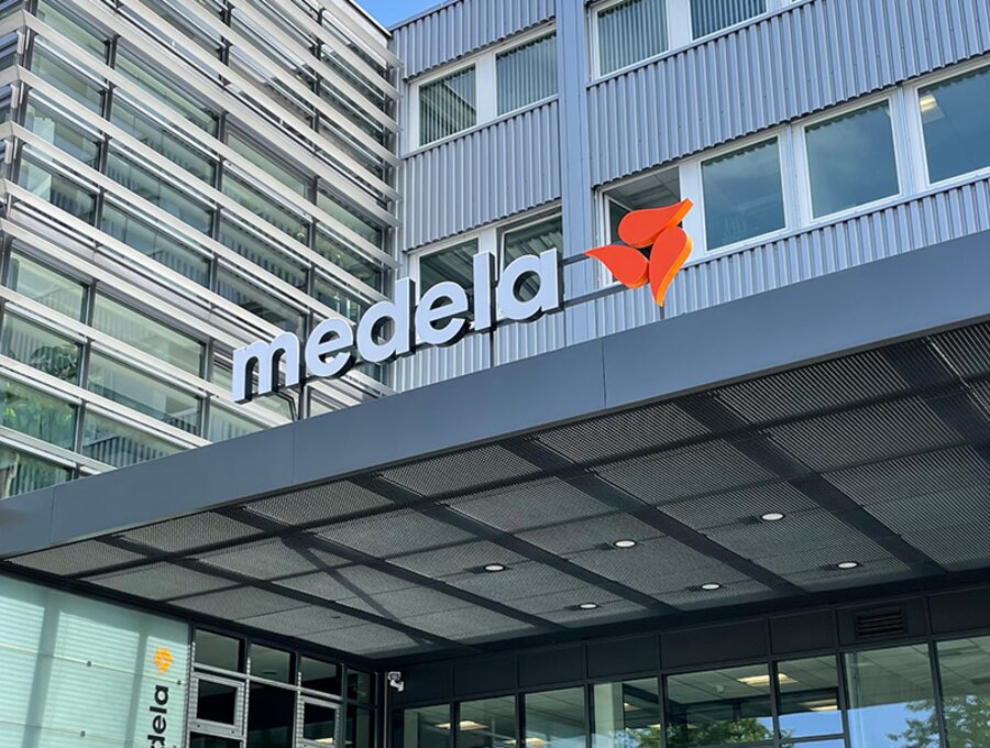 Vorderseite des Medela-Büros