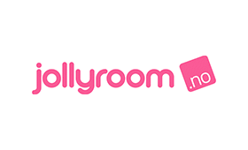 Logoen til «jollyroom.no», en Medela-forhandler i Norge.