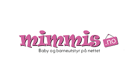 Logoen til «mimmis.no», en Medela-forhandler i Norge. Inkluderer tekst: «Baby- og barneutstyr på nett»