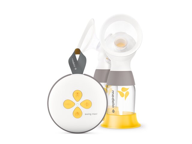 The Medela Swing Maxi™ classic with double breast pumping kit.